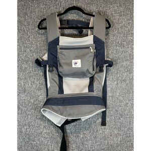 Ergo Baby Performance Carrier Unisex Gray/Blue Adjustable Hooded Lightweight